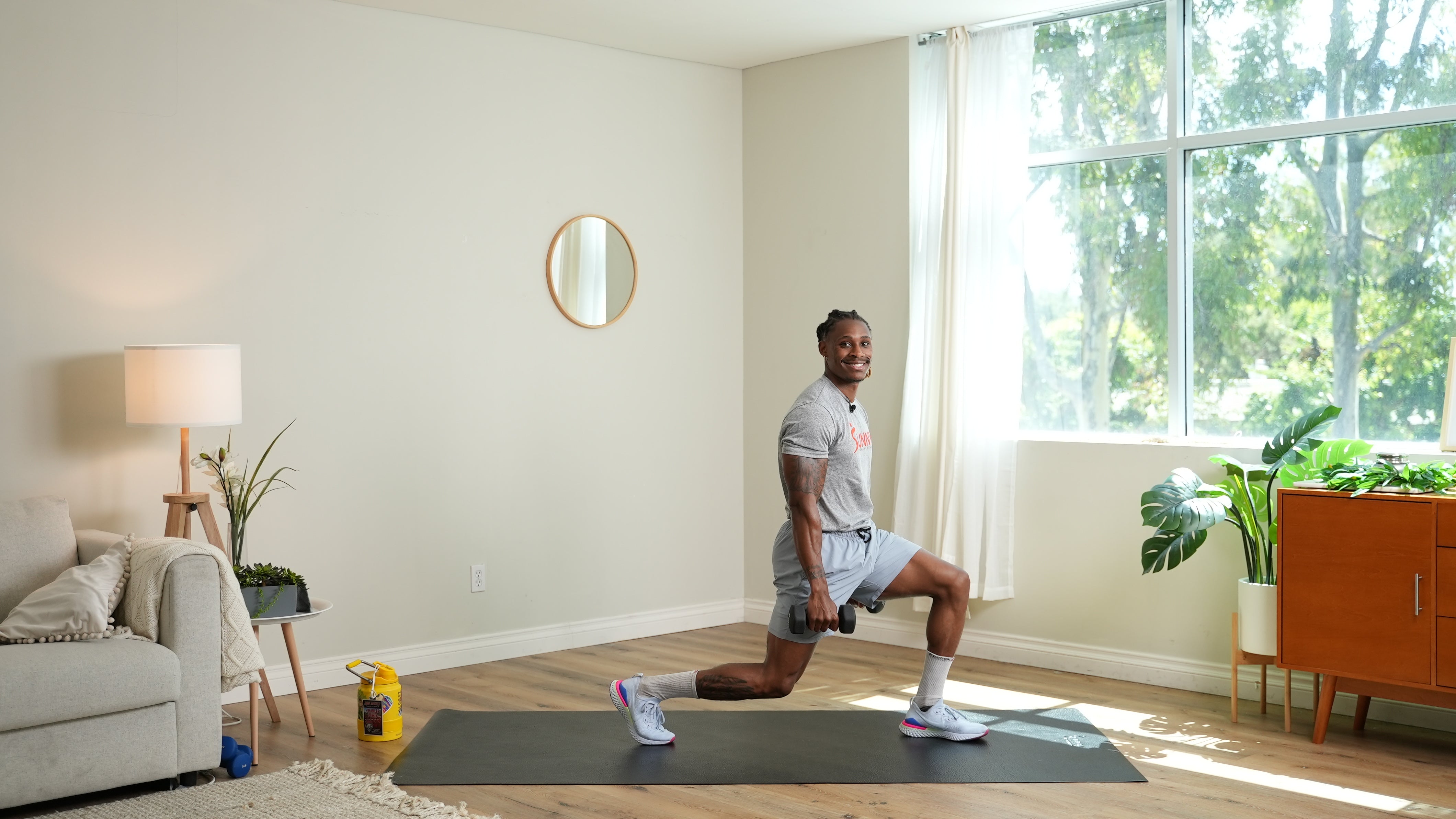 Lower Body Dumbbell Strength Workout - Legs & Glutes | 15 Minutes ...
