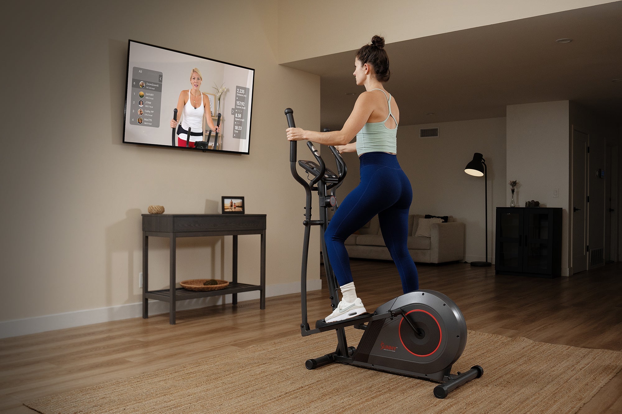ANCHEER Elliptical Machine, Cross Trainer with Pulse Rate Grips and LCD Monitor, 8 Resistance Levels Smooth Quiet Driven for Home Gym Office Workout 350LBS Weight Limit – The Home Fitness Corp ANCHEER Elliptical Machine, Cross Trainer with Pulse Rate Grips and LCD Monitor, 8 Resistance Levels Smooth Quiet Driven for Home Gym Office Workout 350LBS Weight Limit – The Home Fitness Corp