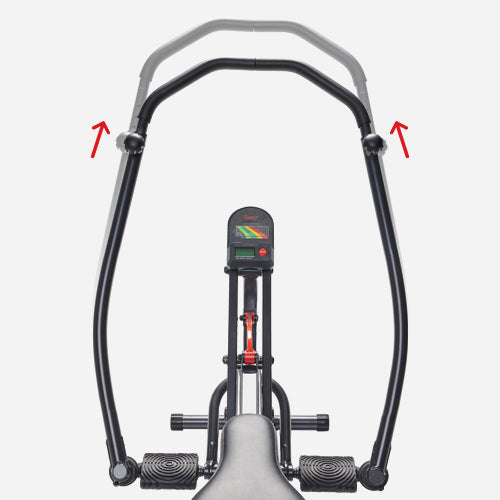 Ergonomic Design | Features an adjustable handlebar with 4 length settings & an adjustable padded seat, ensuring a comfortable & tailored fit for users of various sizes.