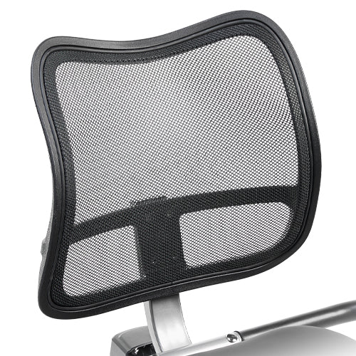 VENTILATED ERGO SEAT | The unique specialized seat features a curved lumbar supporting ventilated back which promotes air flow and enhances comfort and breathability.