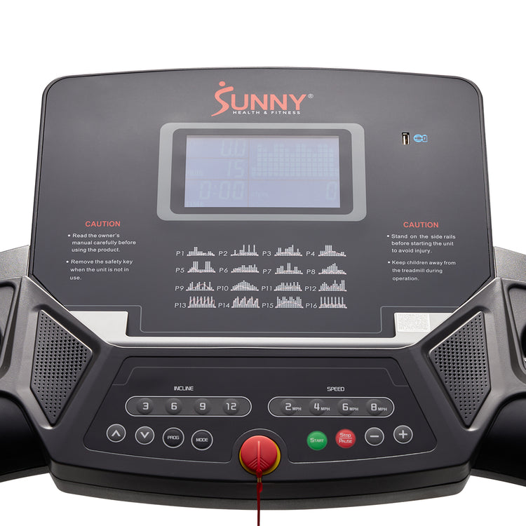 ADVANCED DIGITAL MONITOR | Tracking your progress is simple with the digital monitor with 16 Workout Programs - including time, speed, incline, distance, steps, calories burned, and pulse.