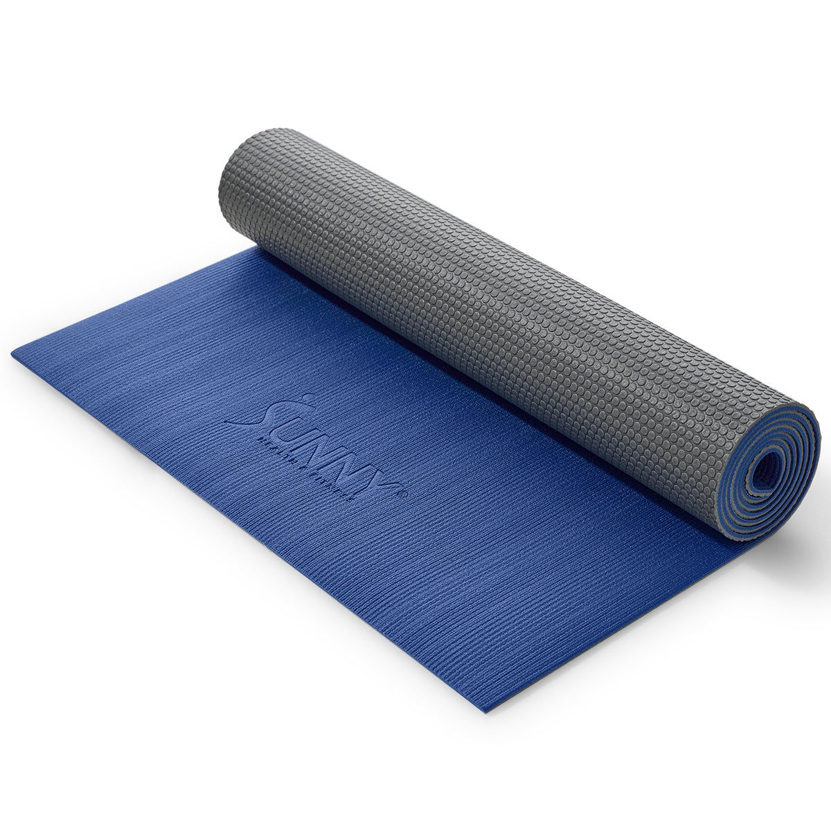 Anti-Slip Dual Color Exercise Yoga Mat | Sunny Health & Fitness