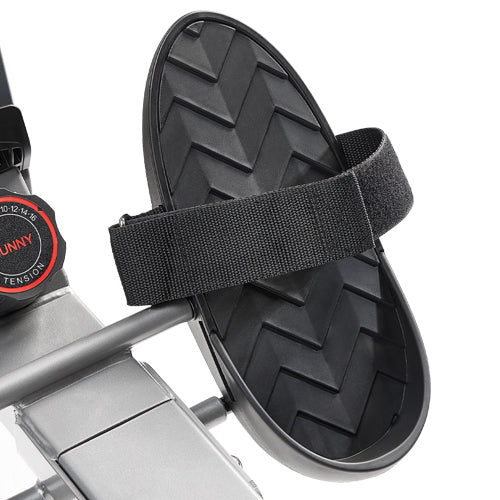 NON-SLIP PEDALS | Get a grip and maintain your stability with the extra-large foot pedals with adjustable straps.