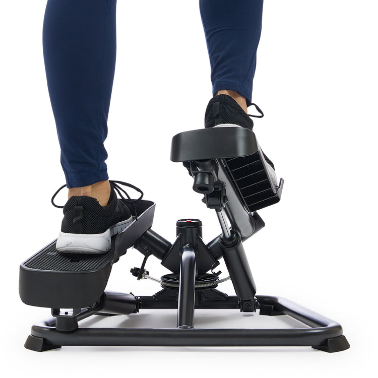 Twist Motion | Engage in a dynamic workout with the stepper's twist motion, designed to target and activate the muscles in your glutes, thighs, and core, enhancing your coordination and flexibility with each step.