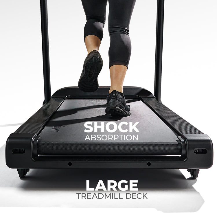 SHOCK ABSORPTION | Enjoy running on a low-impact surface with the T722052’s shock absorption technology. Protecting your joints will ensure the longevity of your training and evade pesky injuries.
