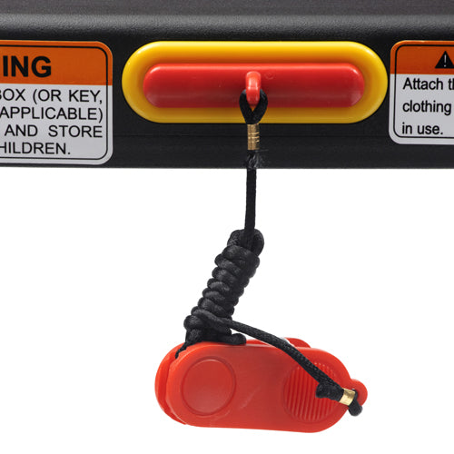 EMERGENCY STOP CLIP | Safety for our customers is our primary focus. This emergency stop clip will bring the treadmill to an immediate stop when detached.