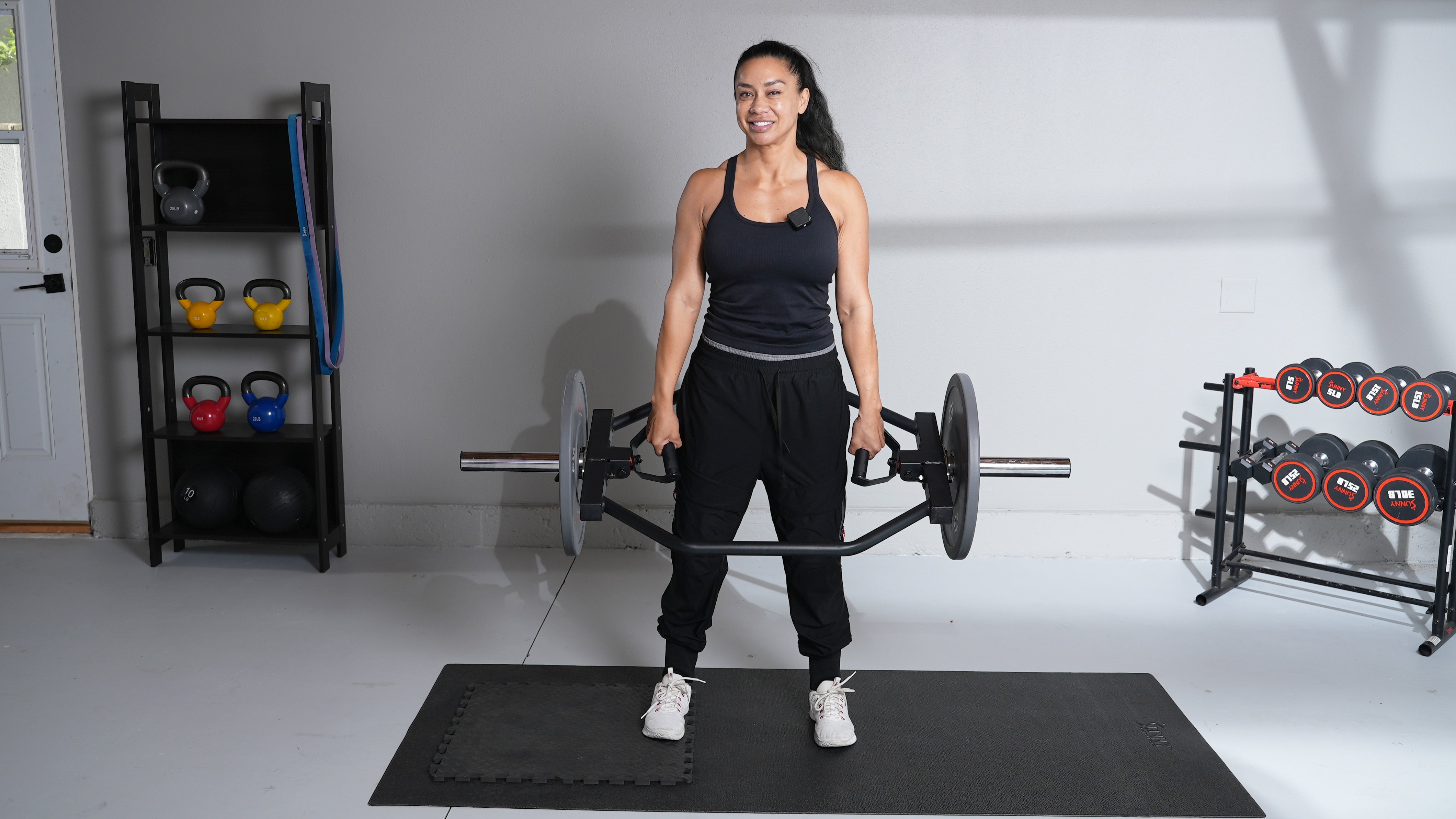 15-Minute Olympic Bar Workout | Sunny Health & Fitness