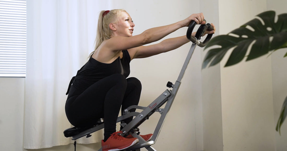 20 Min Glute & Core Focused Row-N-Ride® Workout | Sunny Health & Fitness