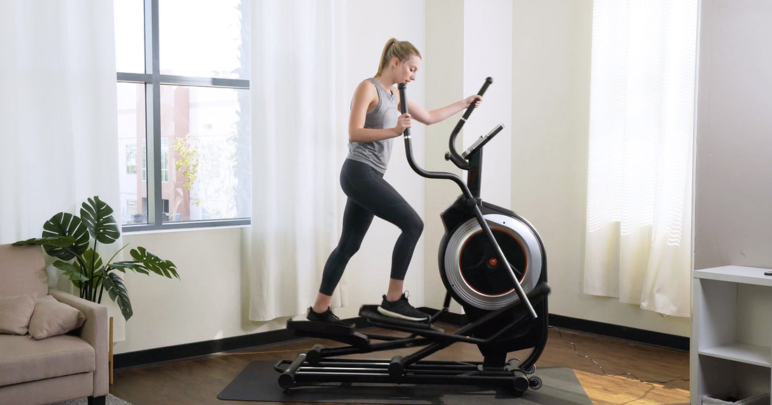 30 Minute Heart Pumping Elliptical HIIT Workout | Sunny Health And Fitness