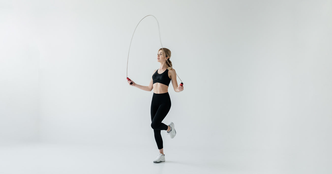 5 Min Jump Rope Workout for Beginners | Sunny Health & Fitness