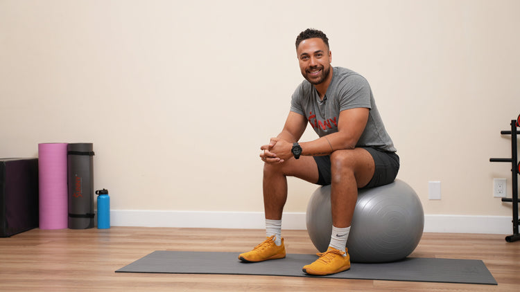 5-Minute Yoga Ball Workout