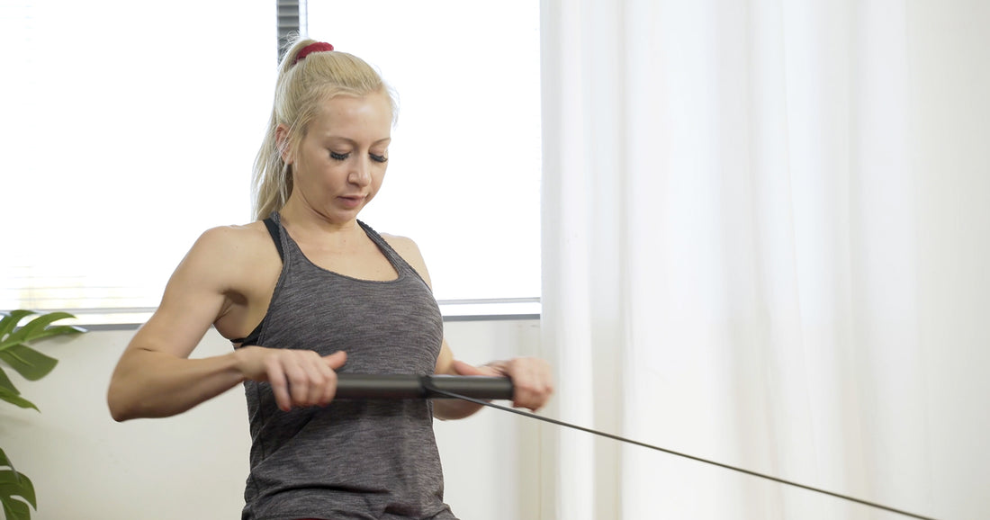 Power Intervals & Power Strokes Rowing Machine Workout | Sunny Health ...
