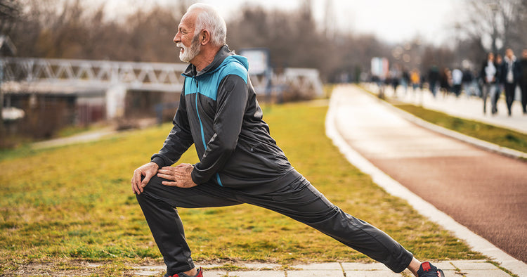 Man participating in active recovery