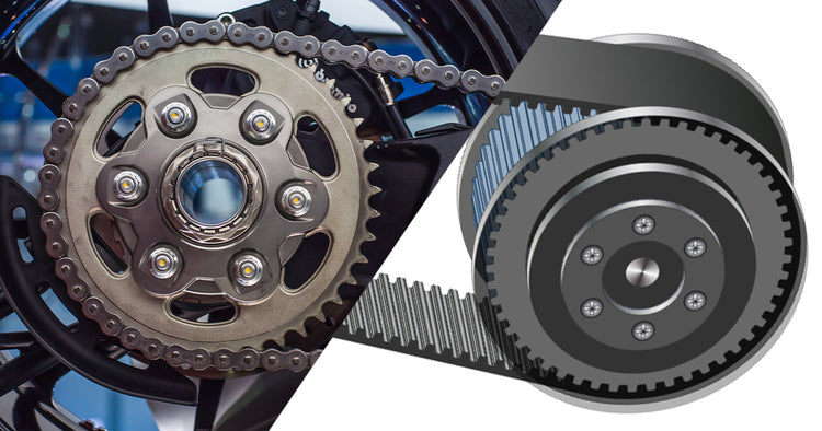 belt driven vs gear driven Chain vs Belt Drive