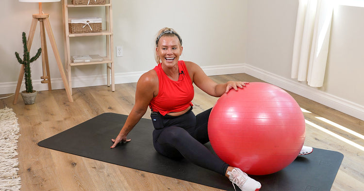 10-INCH INFLATABLE BALL - Sit and Be Fit