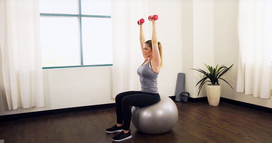 Gym Ball Dumbbell Upper Body Workout