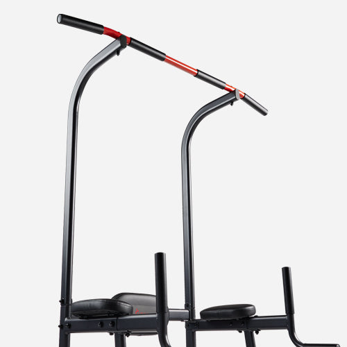 Versatile Pull-Up Bar | Customize your workout with multiple grip options on the pull-up bar, allowing for varied exercises and targeting different muscle groups effectively.