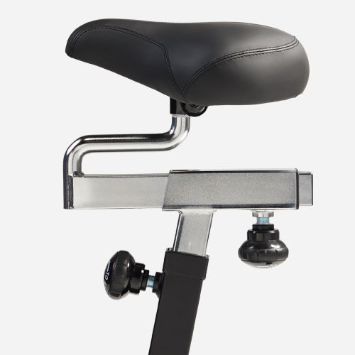 4-Way Adjustable Padded Seat | The 4-way adjustable, padded seat ensures comfort and suitability tailored to individual needs, allowing for a personalized workout experience.