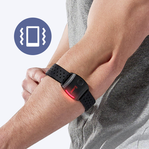 Vibration Feedback | Get immediate haptic feedback when your heart rate exceeds your personalized target zone.