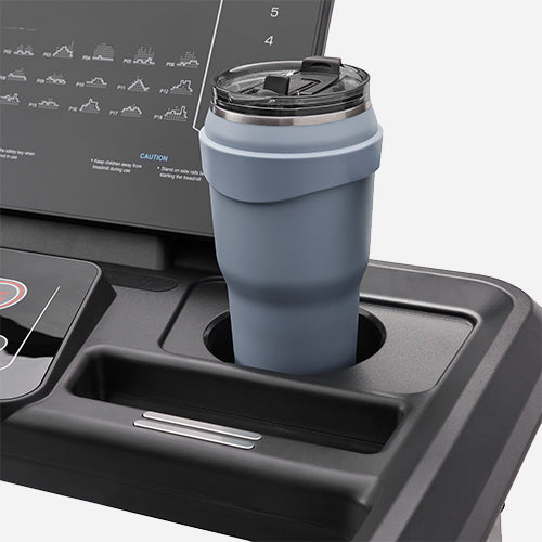 Ultimate Convenience | Enjoy two cup holders, a display holder for your devices, and a USB charging port to keep your gadgets powered up during workouts.