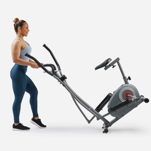 Move With Ease | Effortlessly move your elliptical across various surfaces using front-loaded wheels, ensuring you can adapt your fitness routine to different areas within your home.