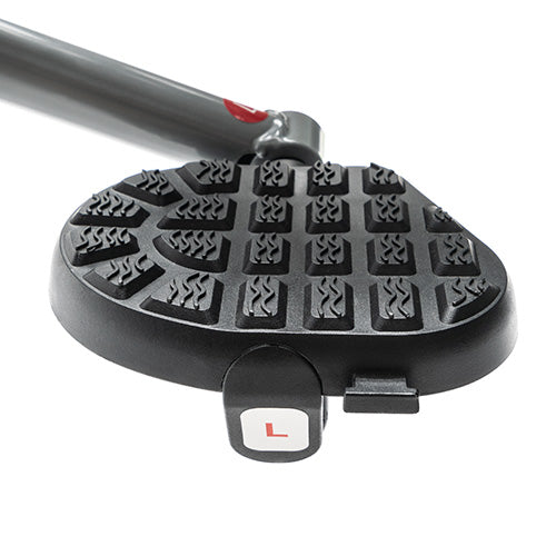 Self-Leveling Pedals | Foot pedals designed to mimic squatting on the ground and promoting good squatting form.