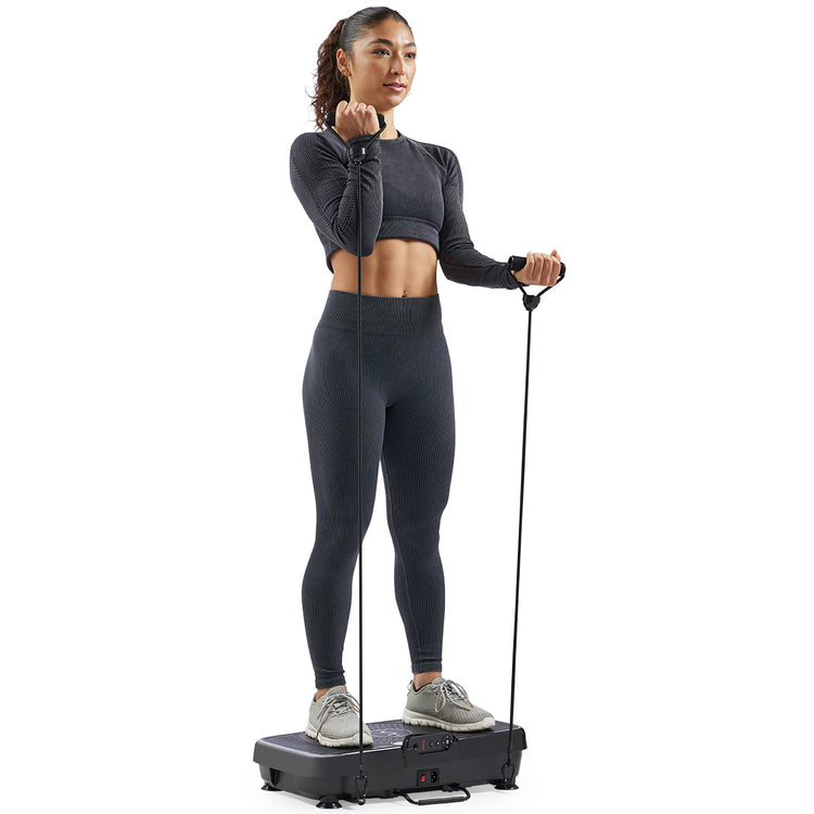 Fitboard 2D Vibration Platform with Resistance Band