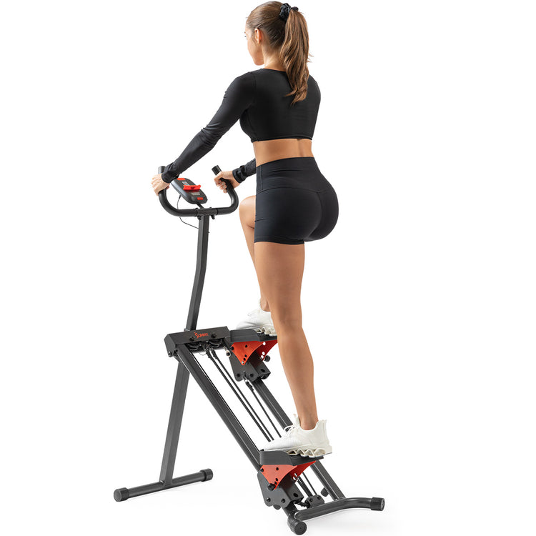 Smart Foldable Stair Climber with Balance-Assist Cords