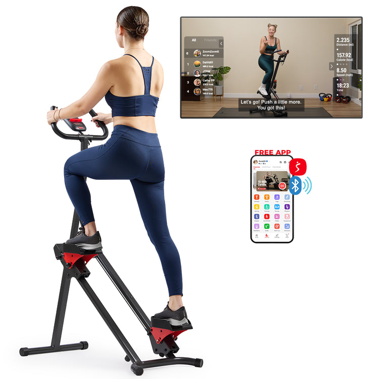 Foldable Smart Cardio Step Climber Sunny Health Fitness