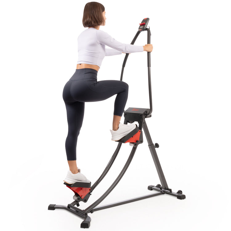 Curved Step Climber with Long Stride & 4 Incline Angles