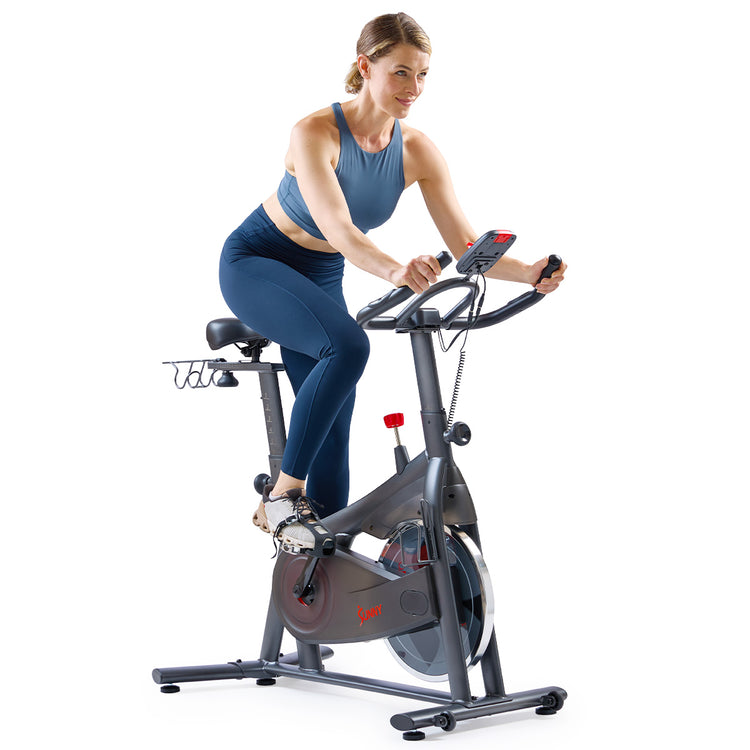 stationary bicycles at walmart Sunny Health & Fitness Active 200 Smart Magnetic Cycling Exercise Bike