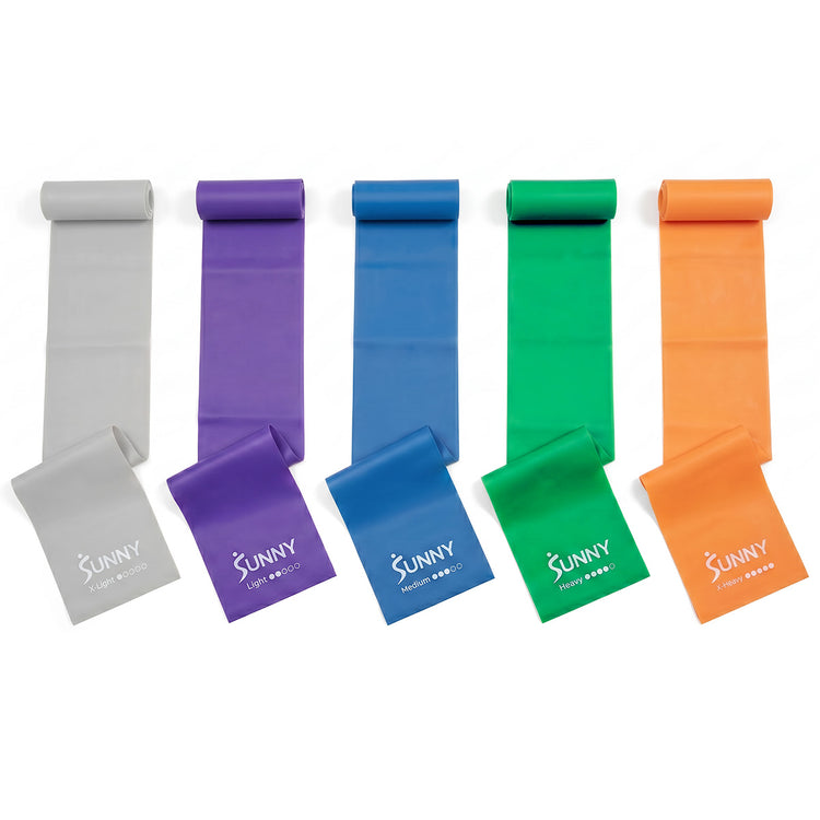 5-Level Resistance Band Set | Sunny Health & Fitness