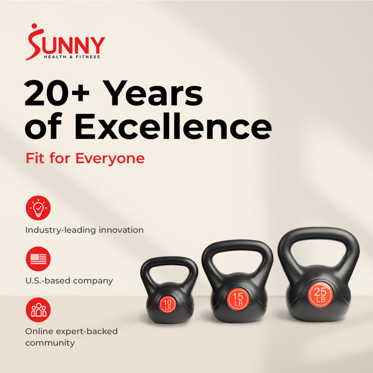 50 lbs Kettlebell Set for Full-Body Strength Training
