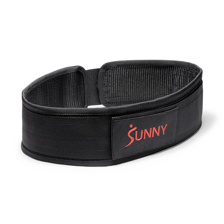 Flexible Support For Heavy Training | 4” nylon belt provides core and lower-back support for strength and resistance training.