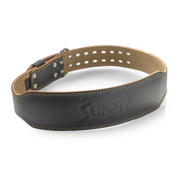Heavy-Duty Support Up To 440 lb | 4” leather belt designed to support lifts up to 440 lb for strength and functional training.