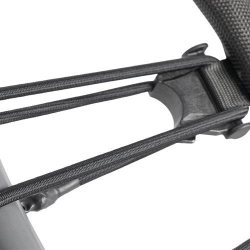 Quiet Elastic Bungee System | Spring-free elastic bands absorb up to 85% of impact for a smooth, joint-friendly bounce that stays whisper-quiet indoors