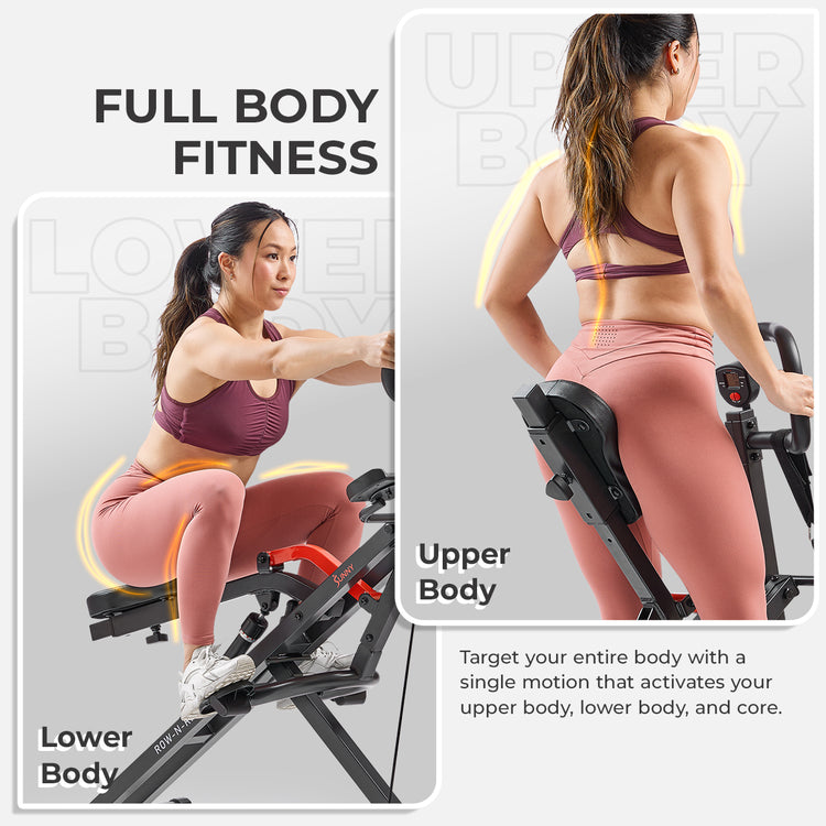 Row-N-Ride® PRO Smart Squat Assist Trainer Sunny Health