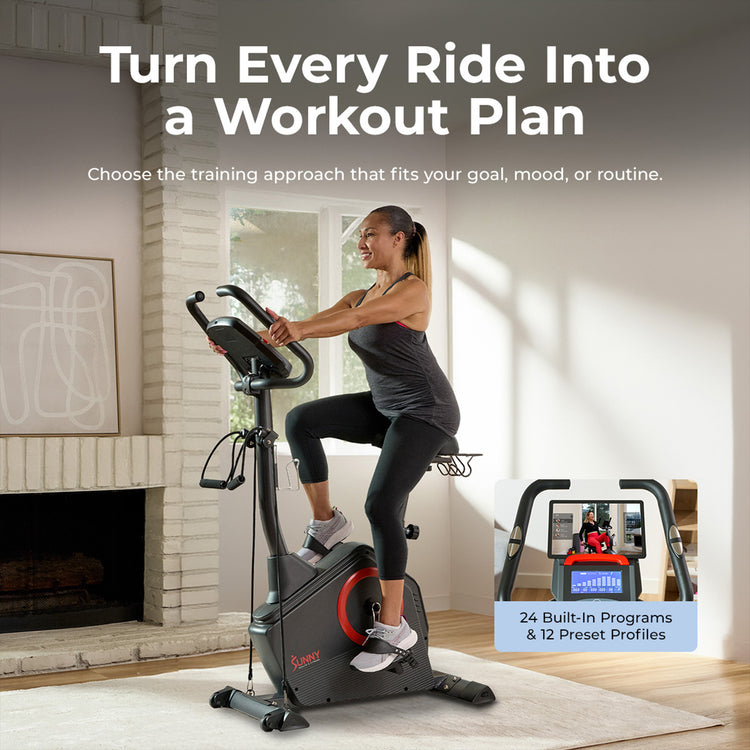 Smart Programmable Electromagnetic Upright Bike