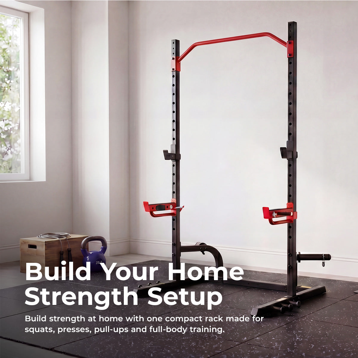 Power Zone Advanced Multifunction Squat Power Rack | Sunny Health