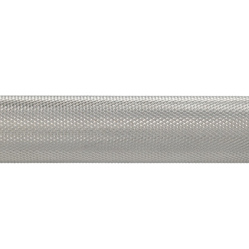 Moderate Hill-Pattern Knurling | Textured knurl provides secure grip and control without the harsh bite of aggressive patterns.
