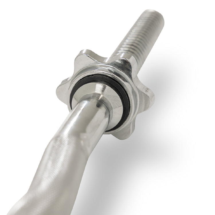 47" Threaded EZ Curl Bar w/ Star-Lock Collars