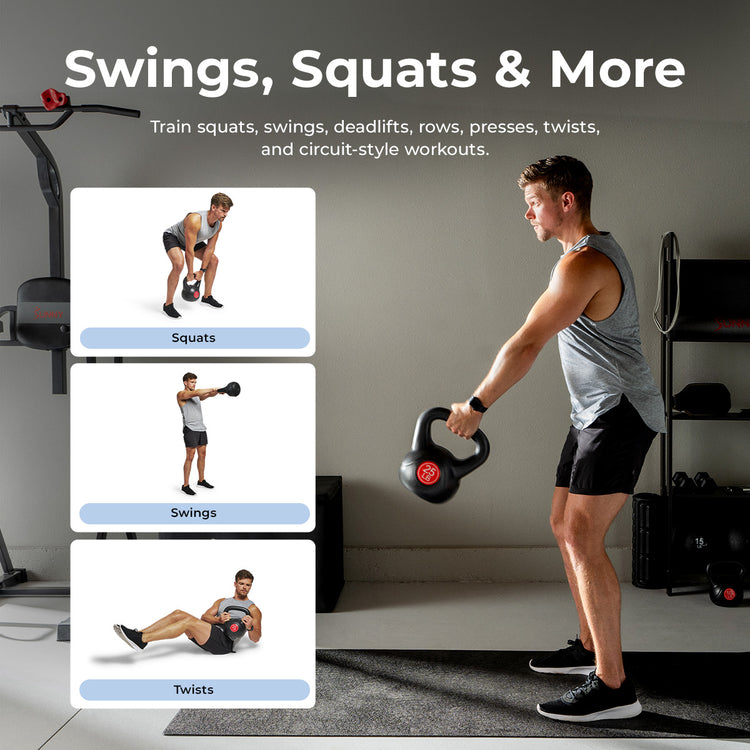 50 lbs Kettlebell Set for Full-Body Strength Training