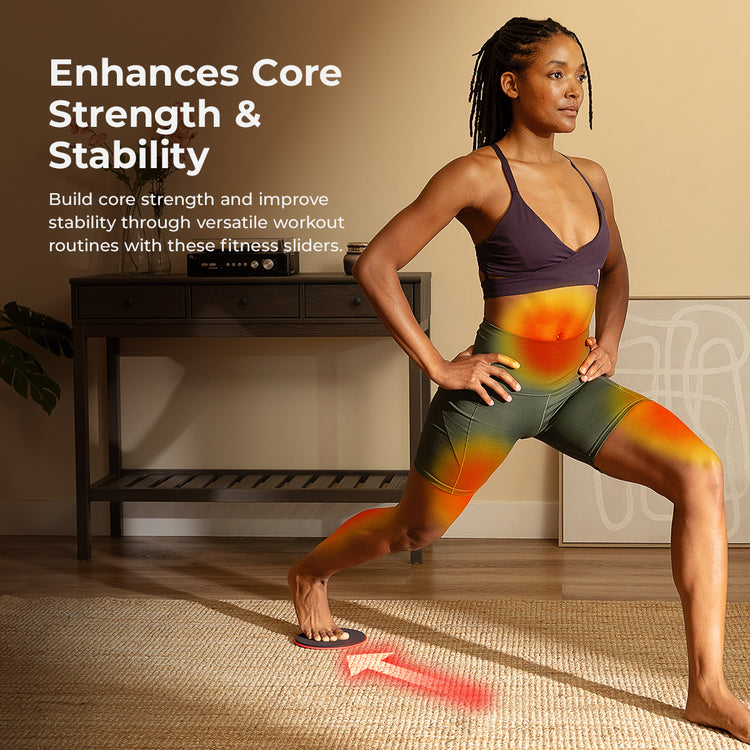 Namvo Fitness-Slider-Discs, Core-Übungs-Slider, elliptische Namvo Fitness-Slider-Discs, Core-Übungs-Slider, elliptische