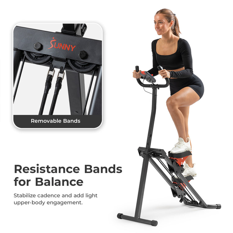 Smart Foldable Stair Climber with Balance-Assist Cords