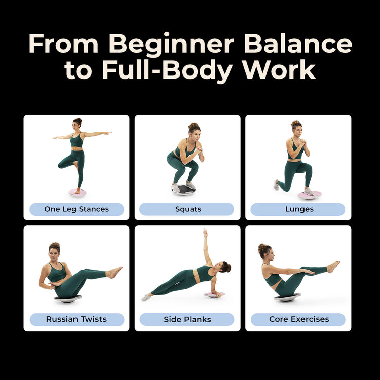 Balance Board & Wobble Board for Core Stability Training