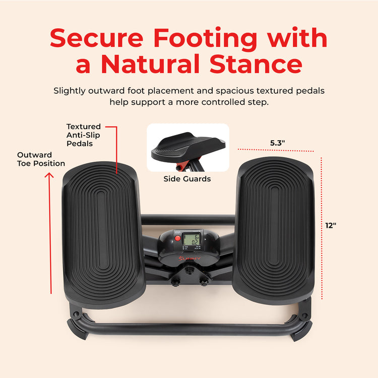 Smart Lateral Stepper With Resistance Bands
