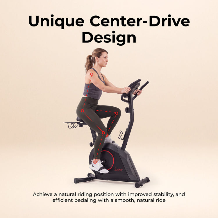 Smart Magnetic Resistance Upright Bike