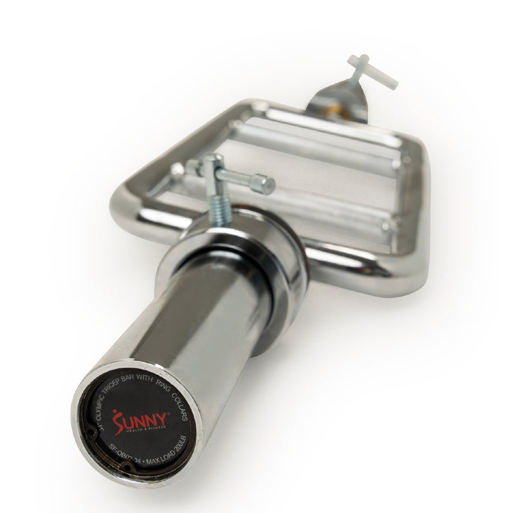 34" Olympic Tricep Bar w/ Spin-Lock Collars