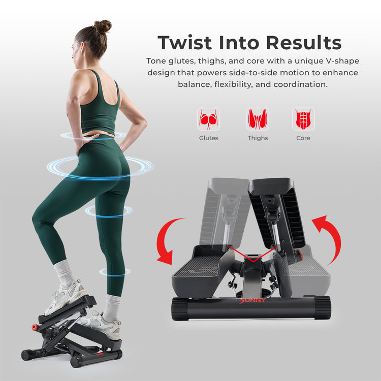 Cardio Equipment Twist Steppers For Home Workout, Mini Stepper