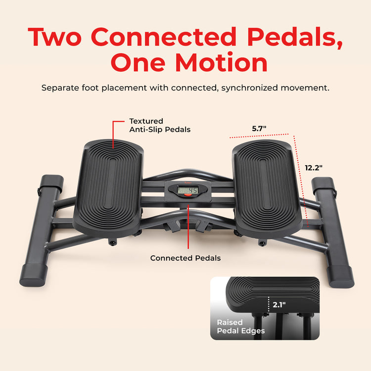 Smart Lateral Balance Stepper With Resistance Bands